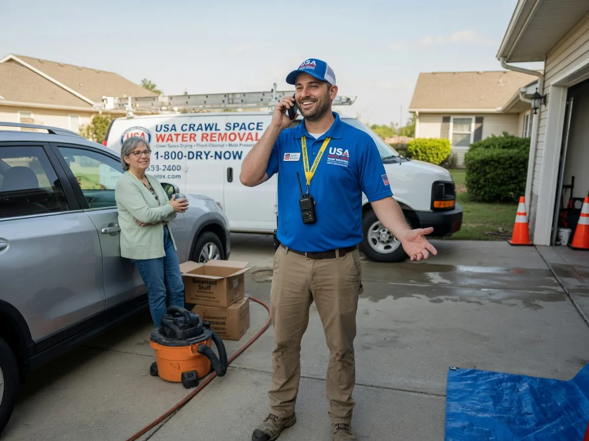 Crawl Space Water Removal Santo, TX FAQs